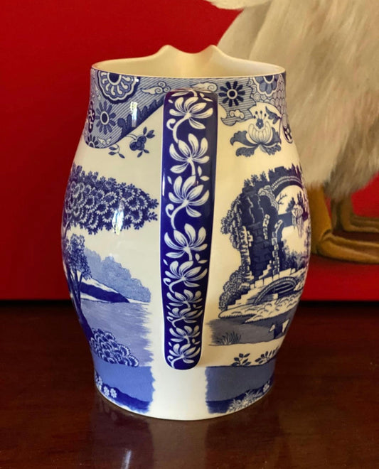 Spode blue Italian jug