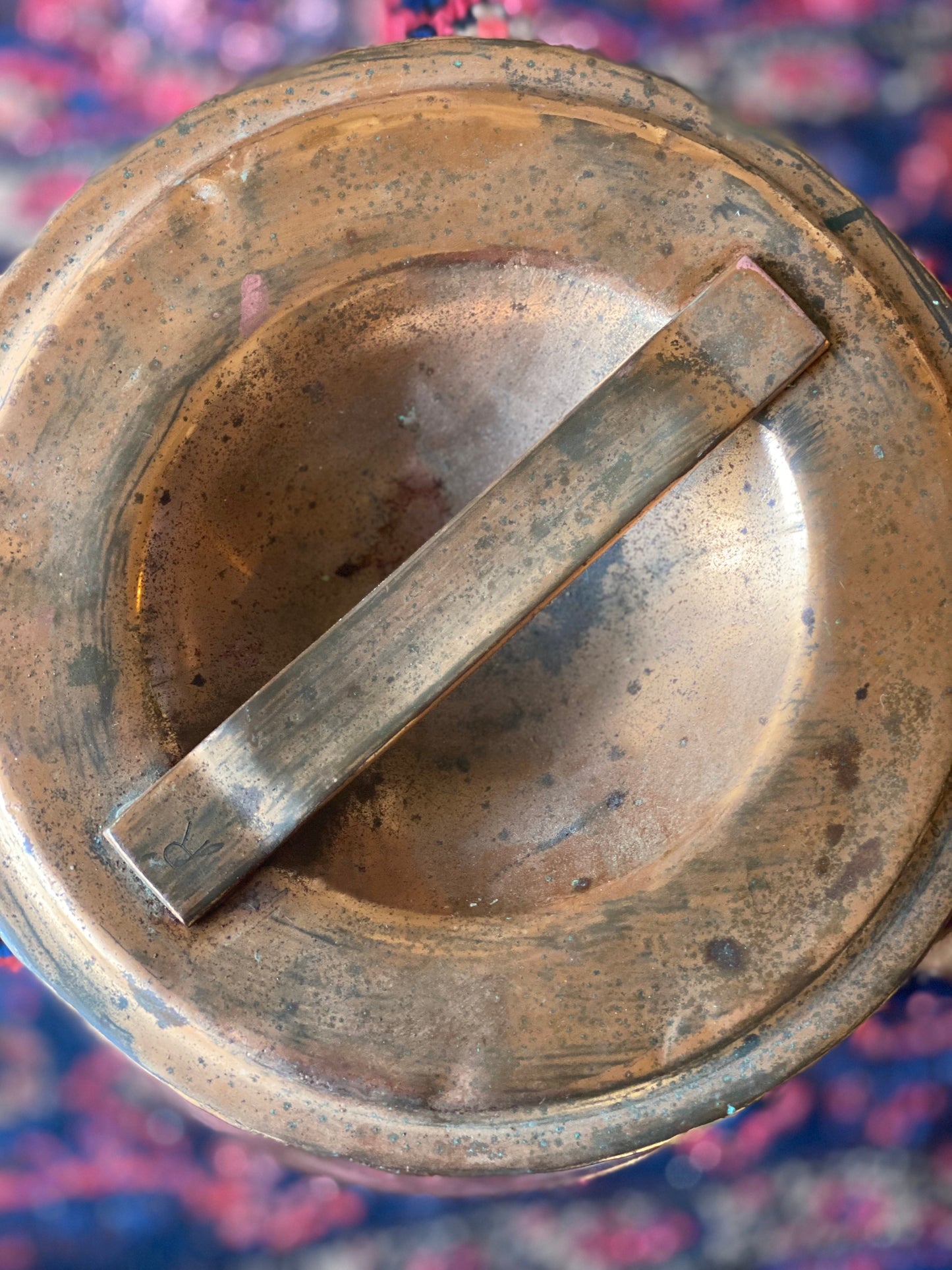 Antique French Copper milk churn