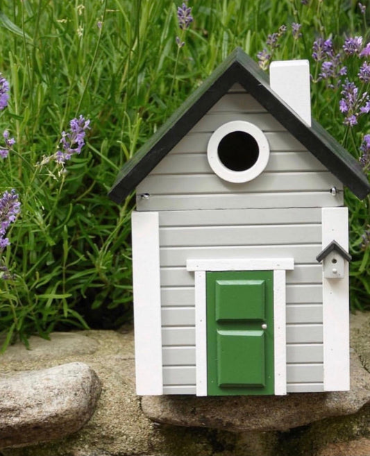 Bird nesting/feeding box - Grey