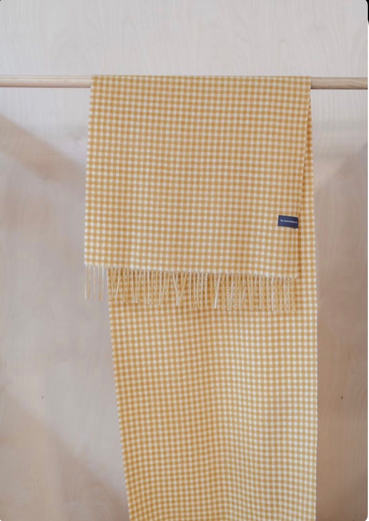 Tartan blanket co over sized lambswool scarf