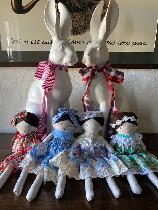 Handmade dolls liberty dresses 🌸