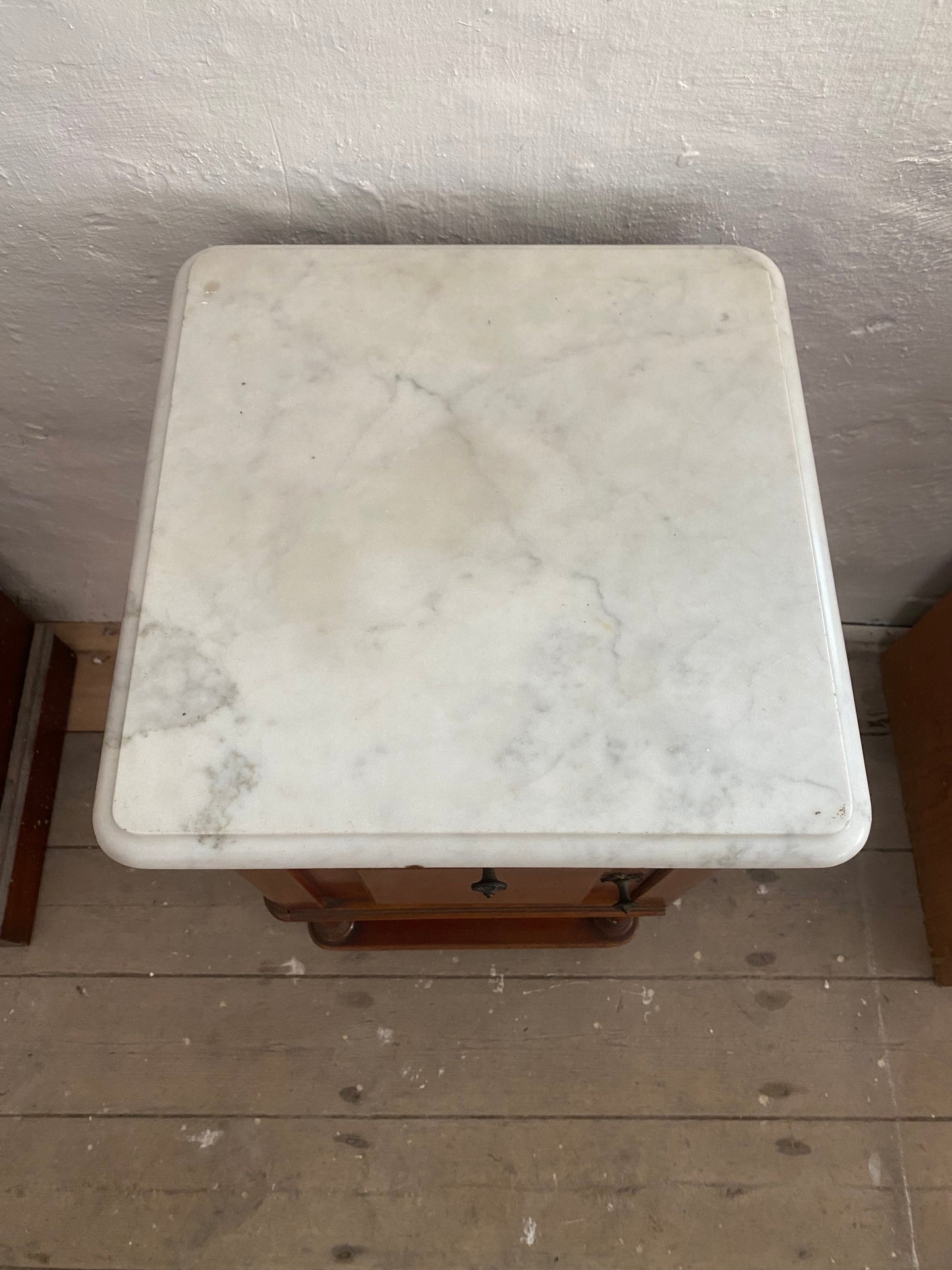 Antique French bedside table