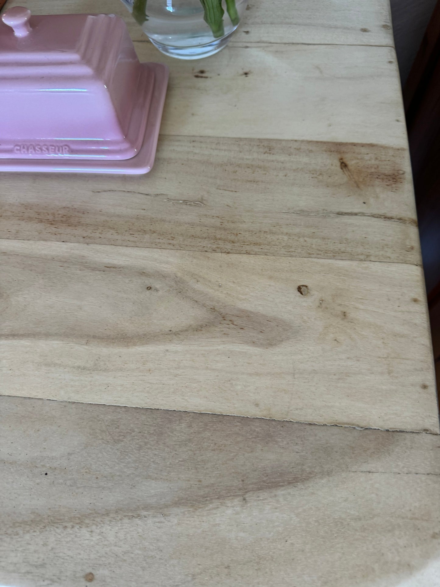 Island bench made from vintage Indian storage box