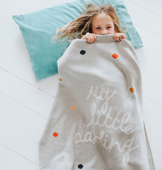 Little darling baby throw Castle & Things