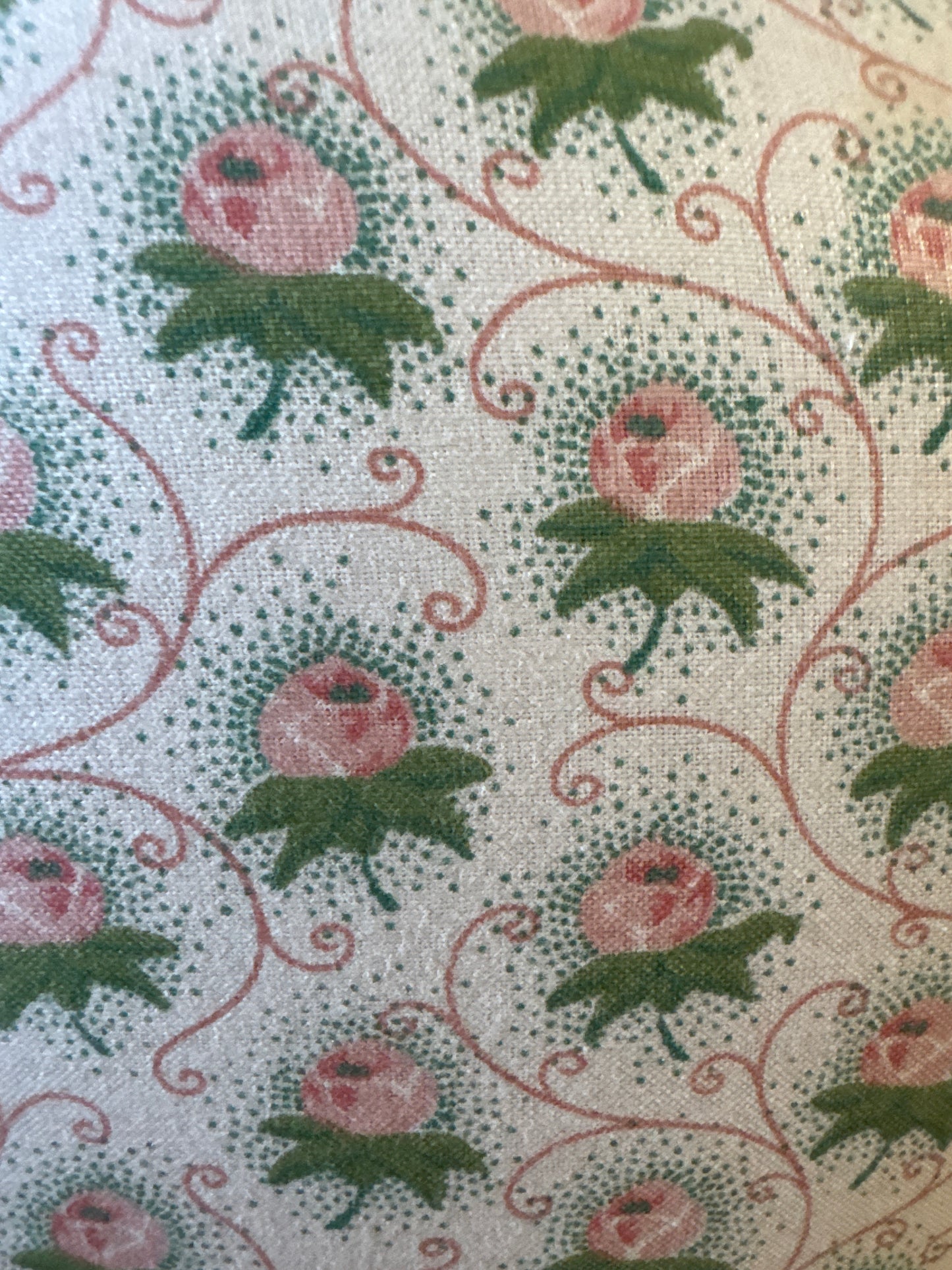 Scalloped chair pretty upholstery
