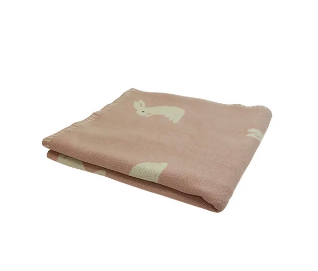 Bunny blush throw