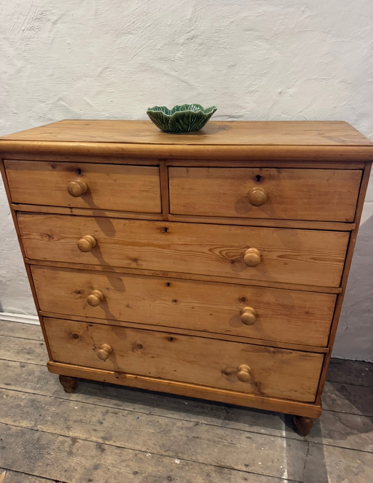 Antique pine chest of drawers