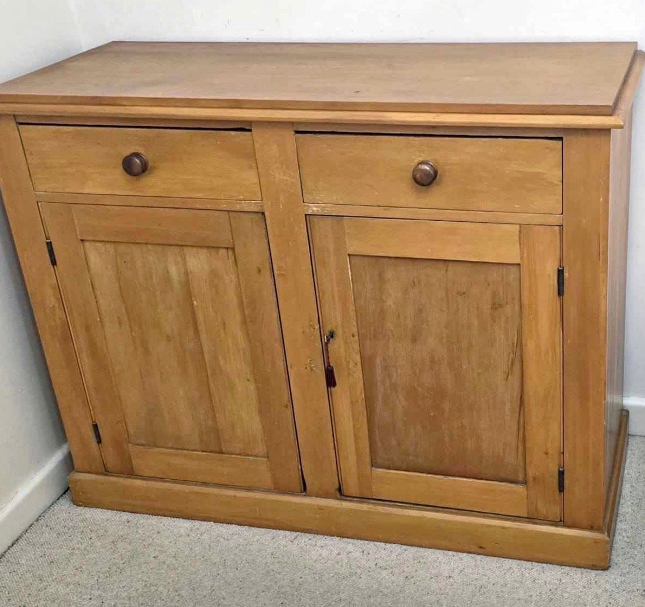 Antique pine cabinet