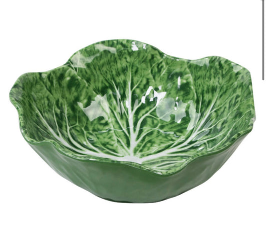 Melamine cabbage medium bowl