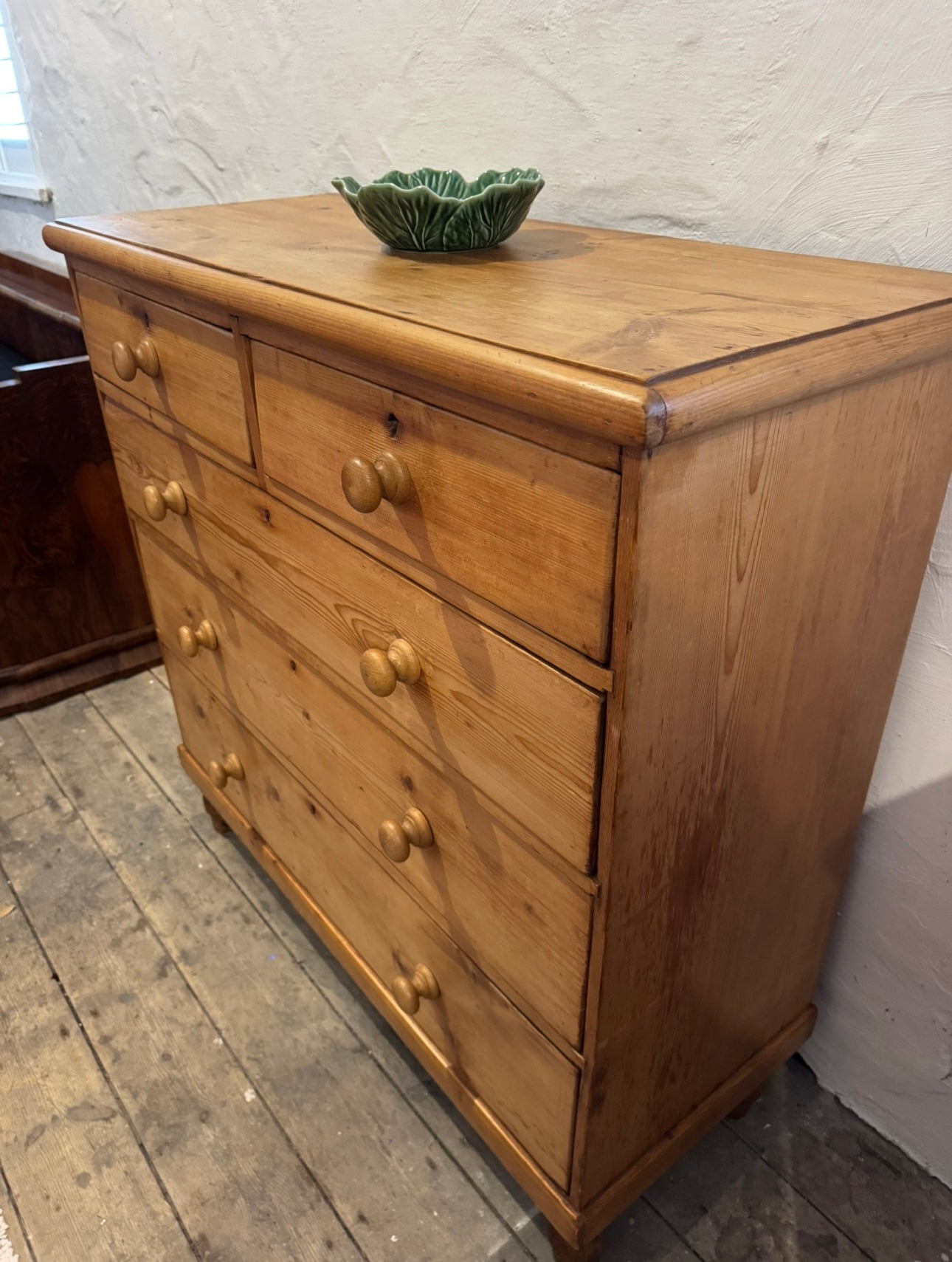 Antique pine chest of drawers