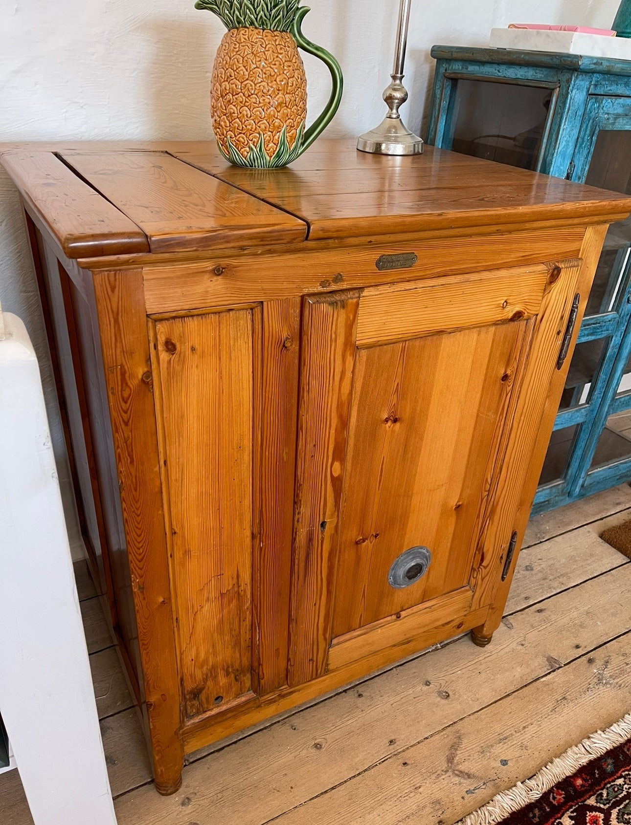 Antique Danish ice chest