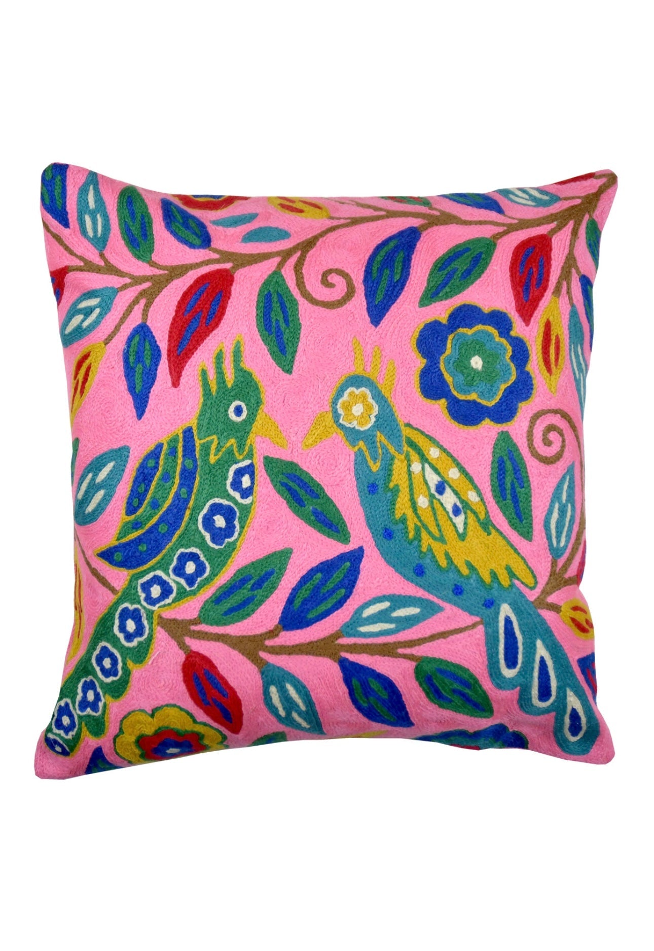 Eliza Piro pink Love Birds cushion