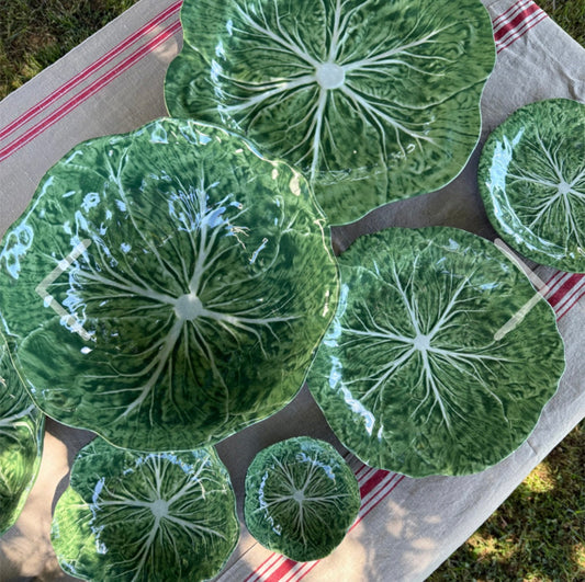 Melamine cabbage snack bowl