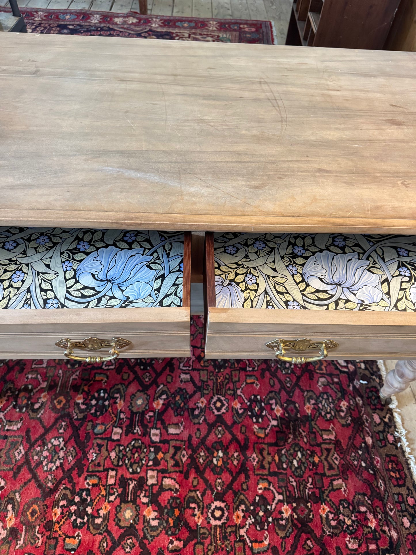 Gorgous antique pine entry table