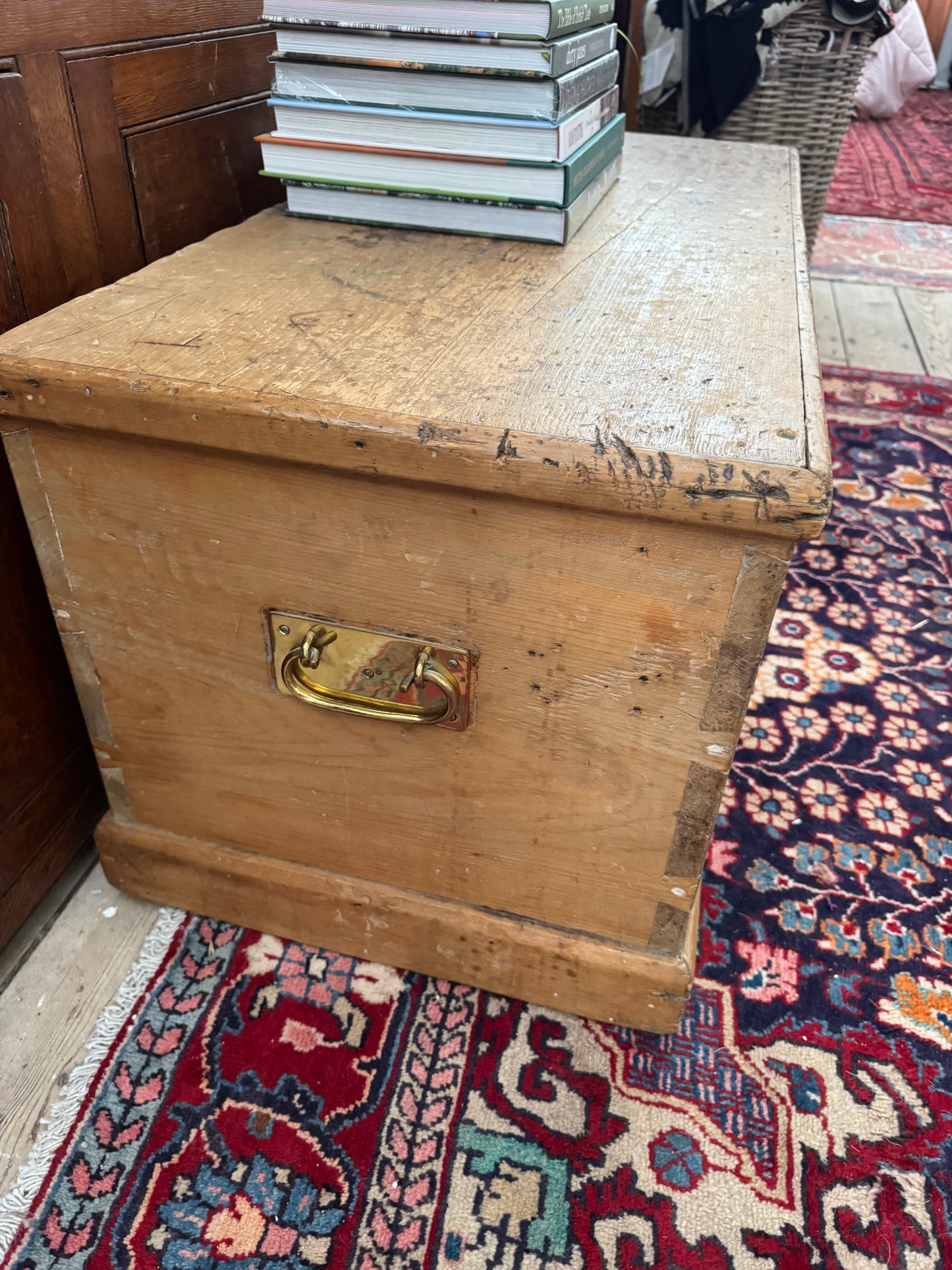 Antique Baltic pine trunk
