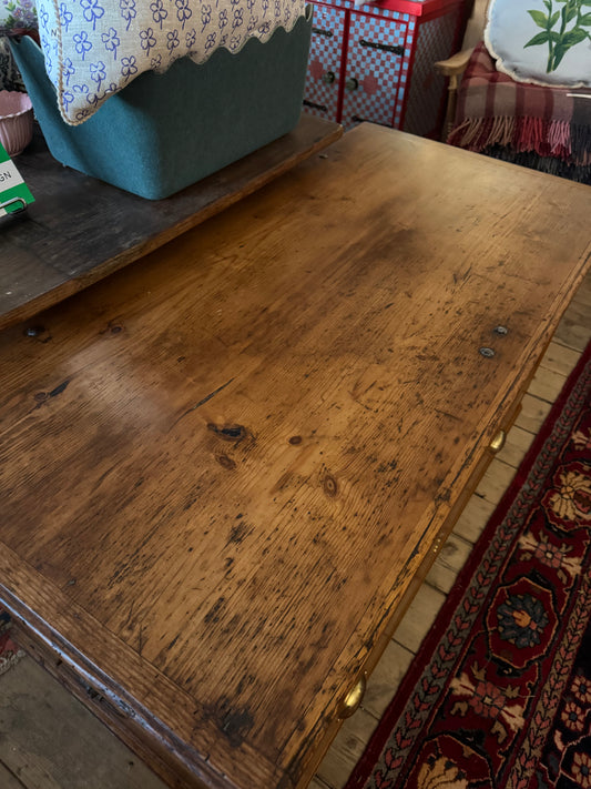 Victorian English Baltic Pine Chest