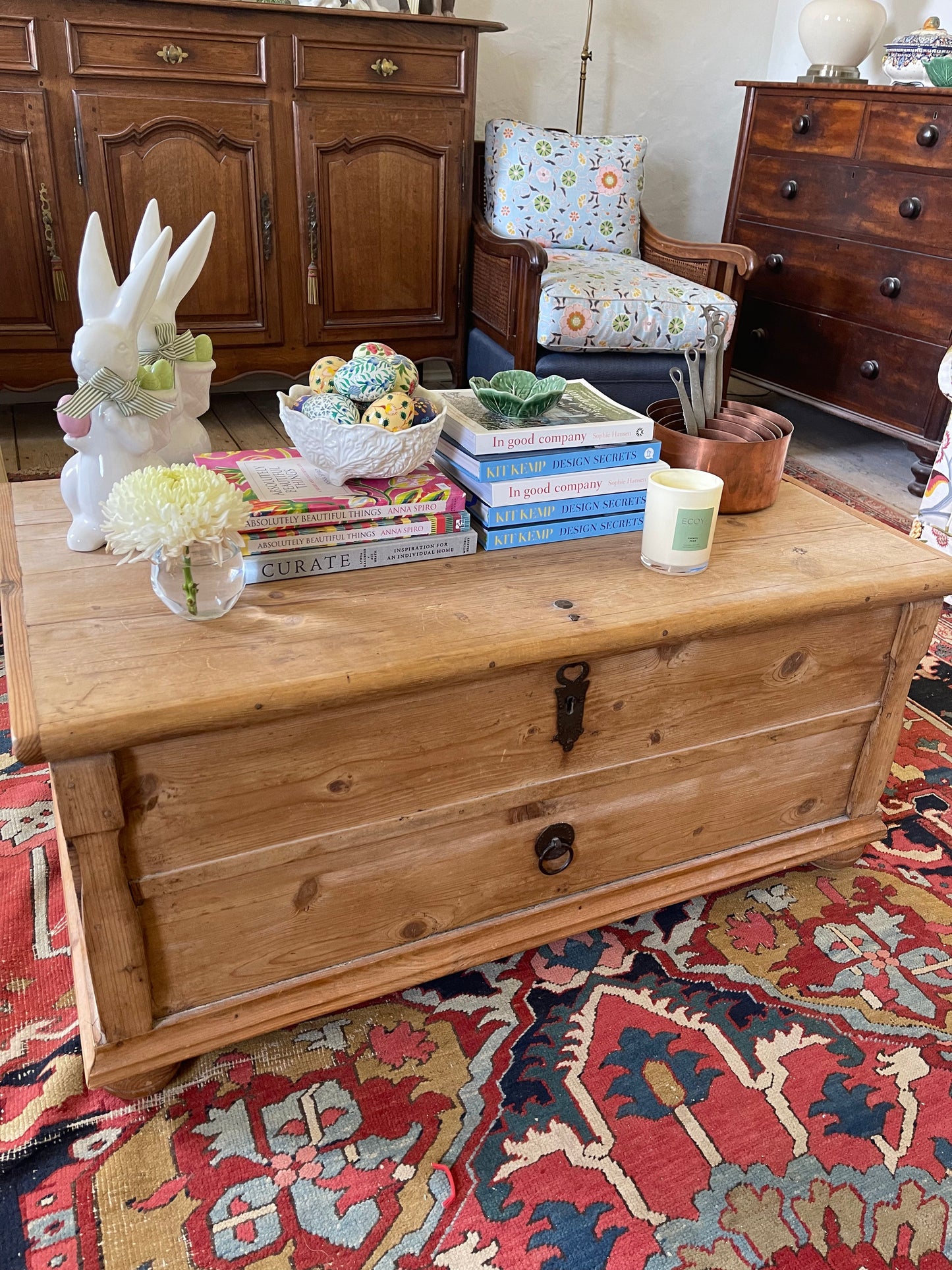 Huge antique pine trunk