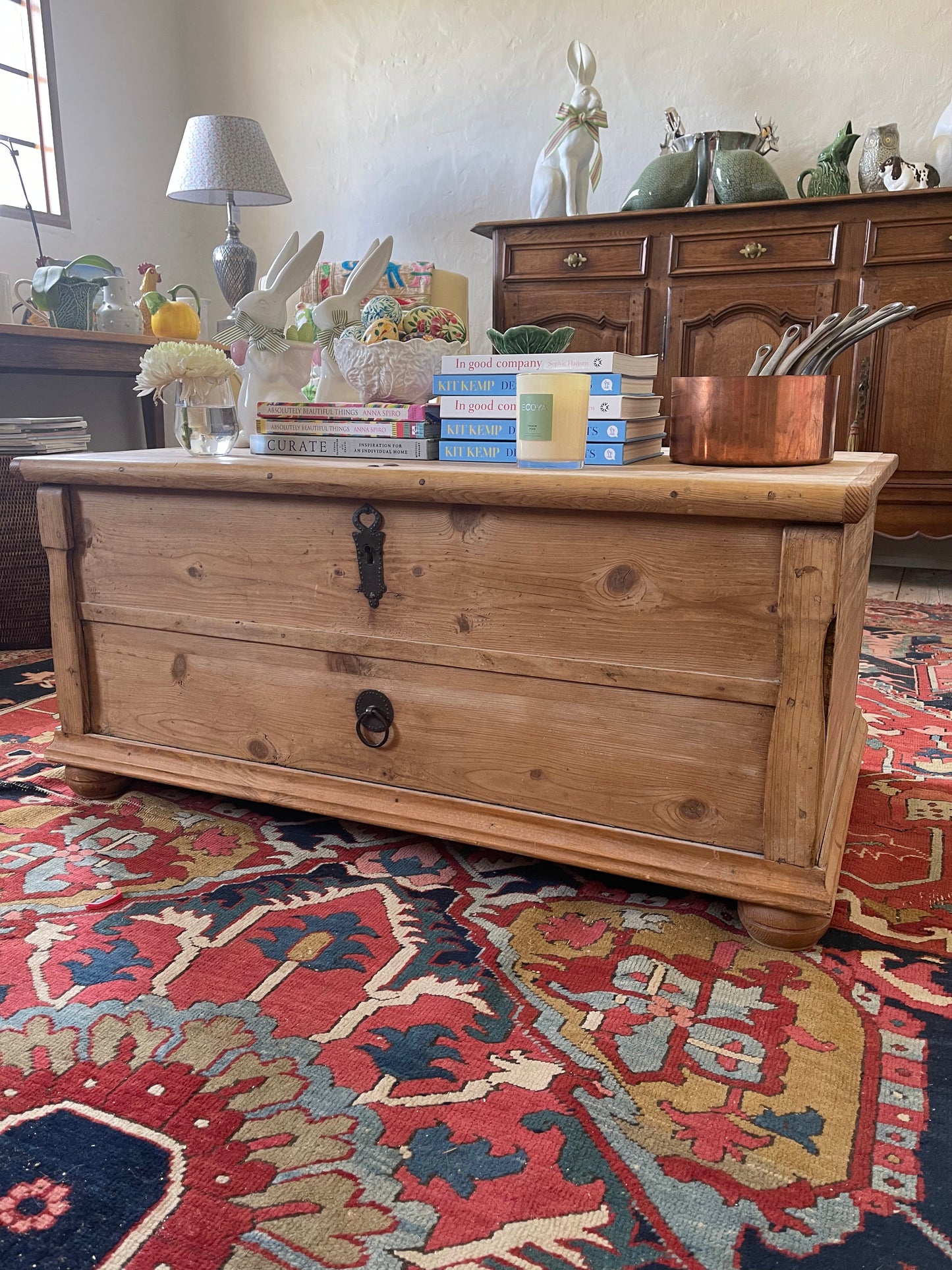 Huge antique pine trunk
