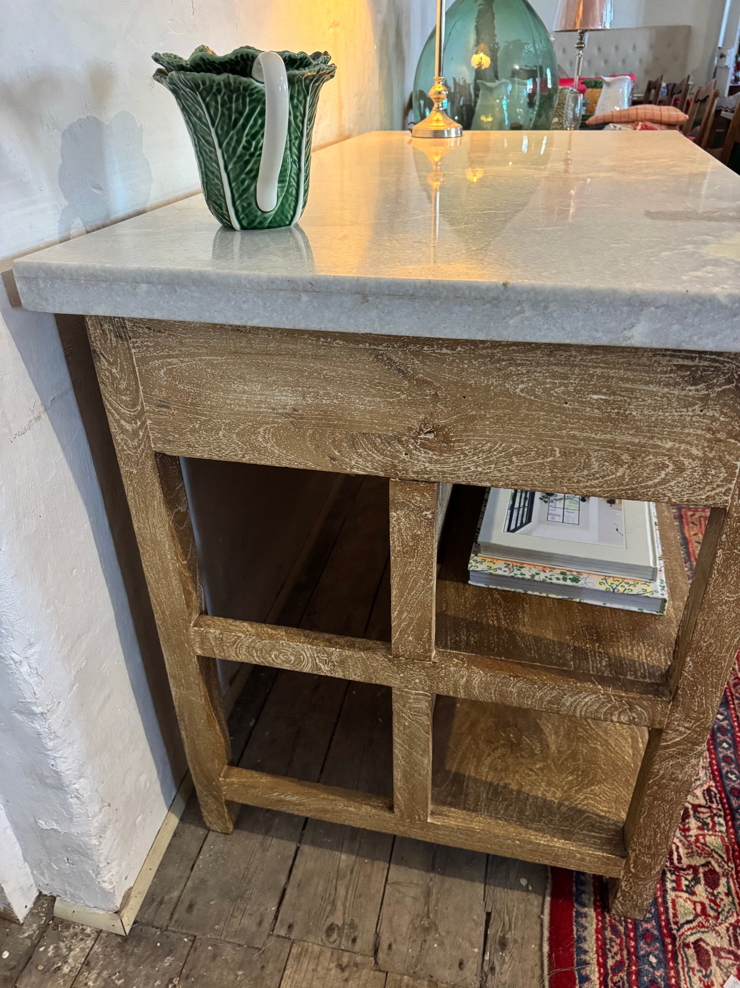 French Country Island Bench