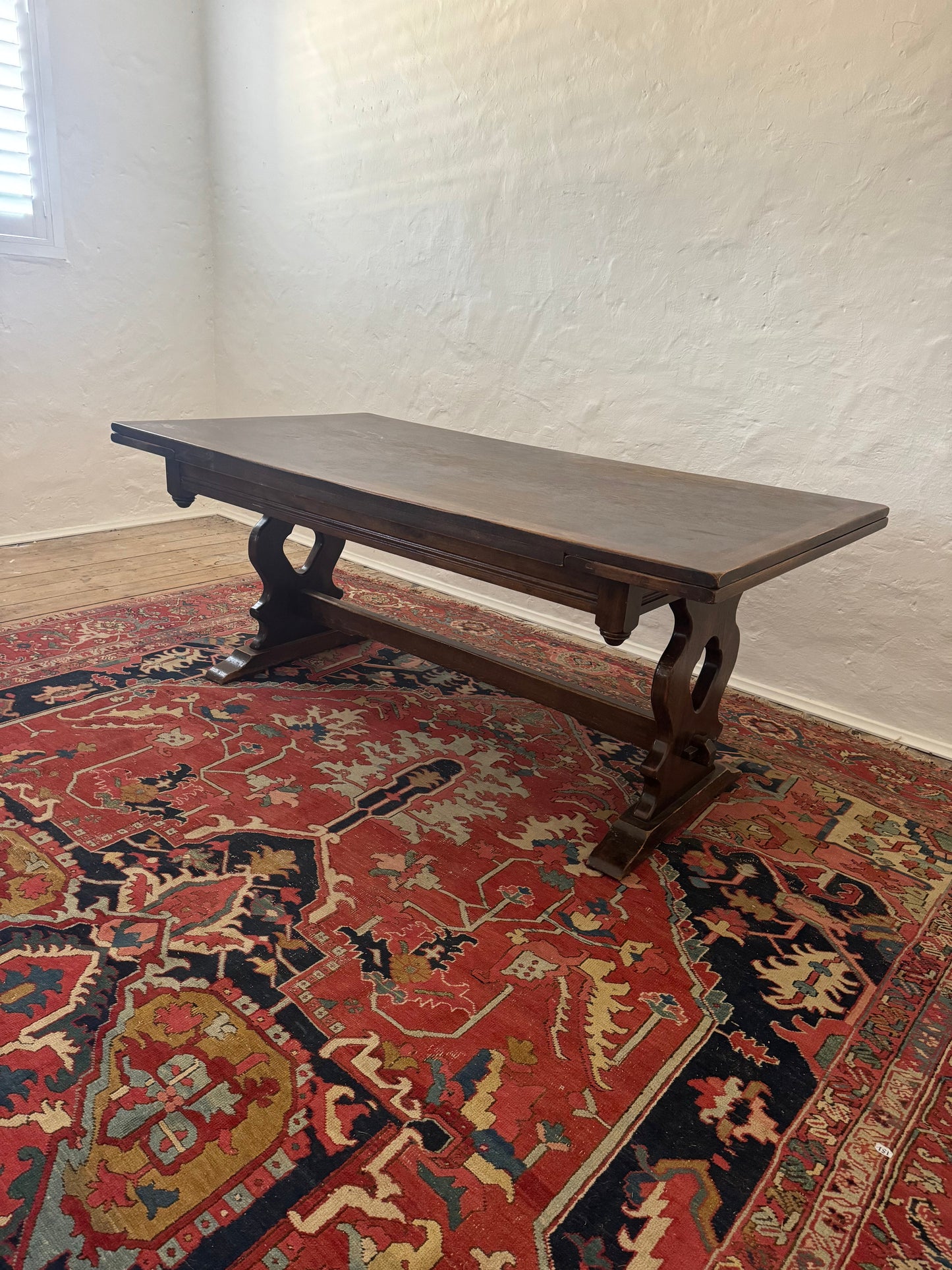 Antique extendable farmhouse table