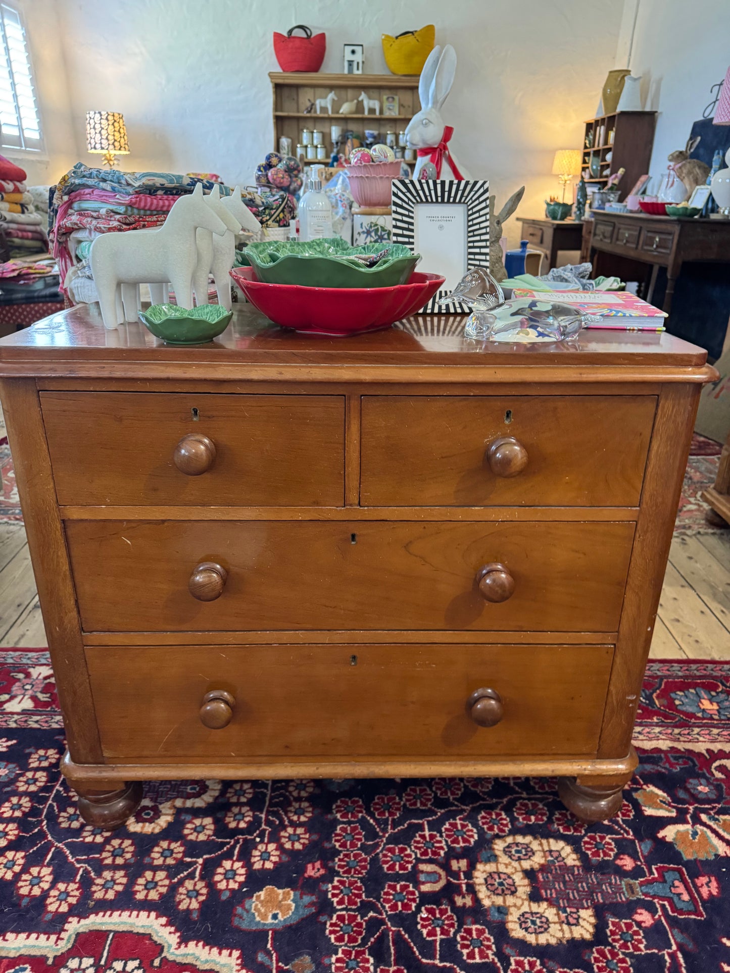 Small cedar chest of drawers