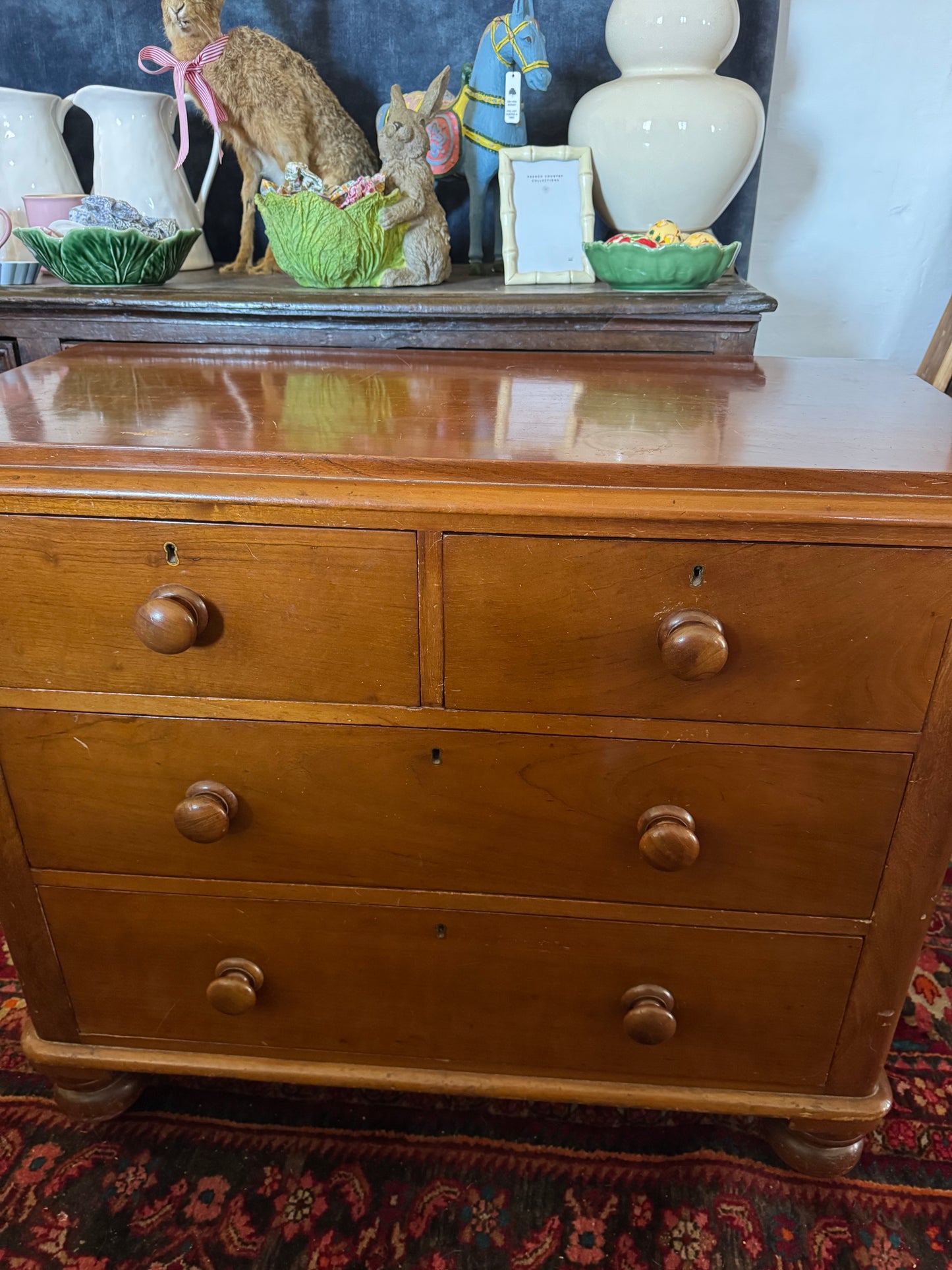 Small cedar chest of drawers