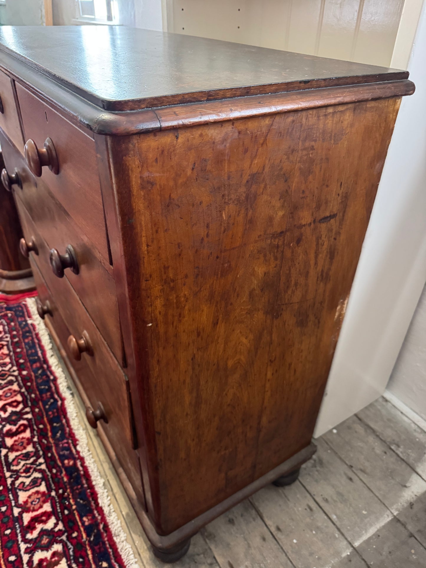 Large cedar chest of drawers lovely patina