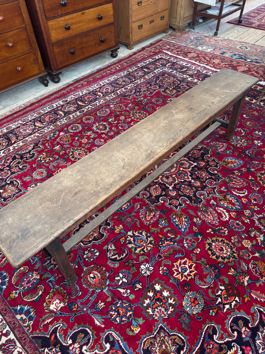 Pair of French oak benches