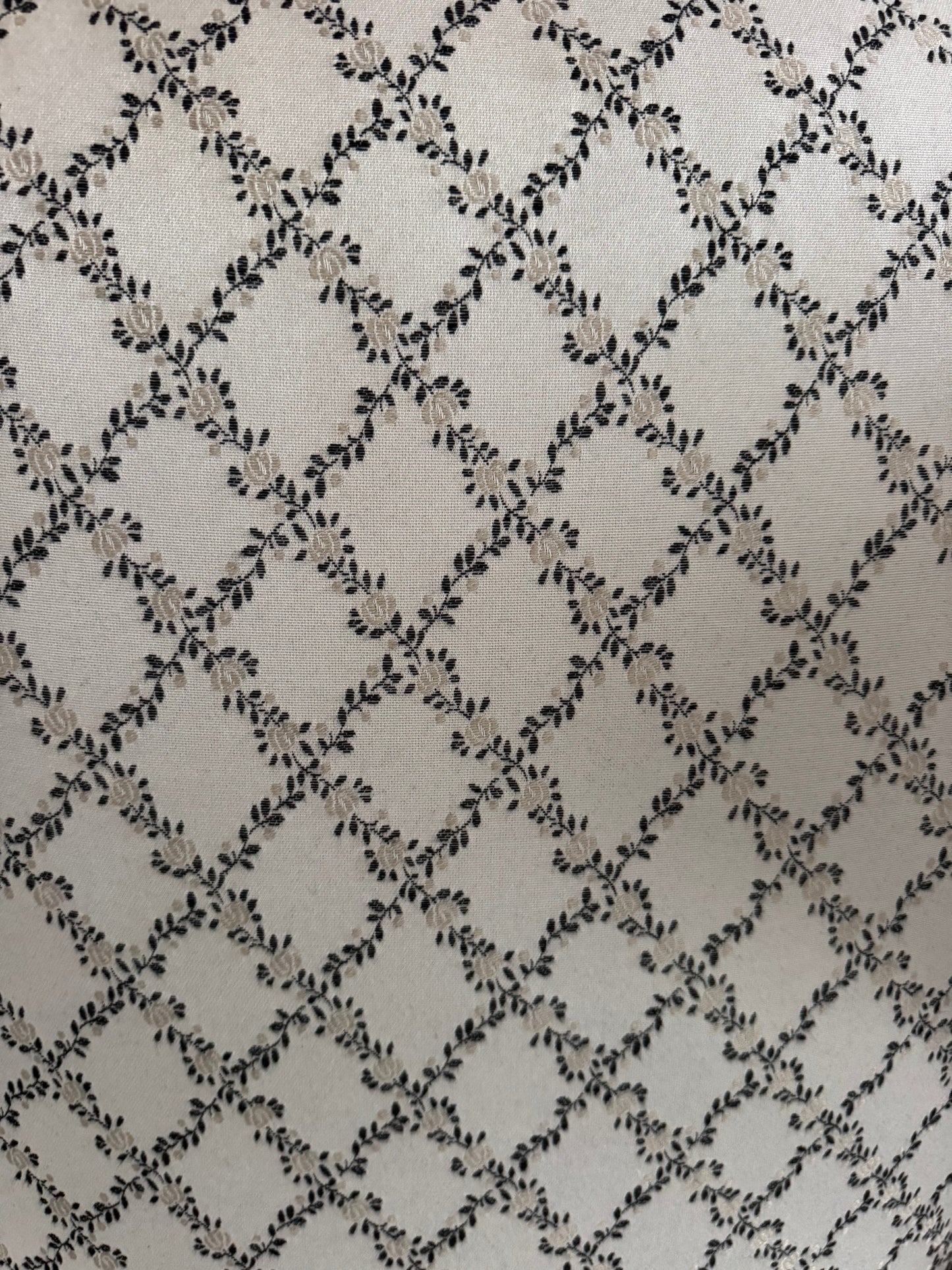 Wingback armchair with pretty upholstery