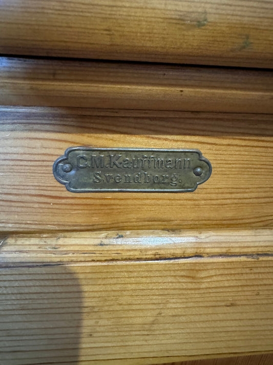 Antique Danish pine ice box