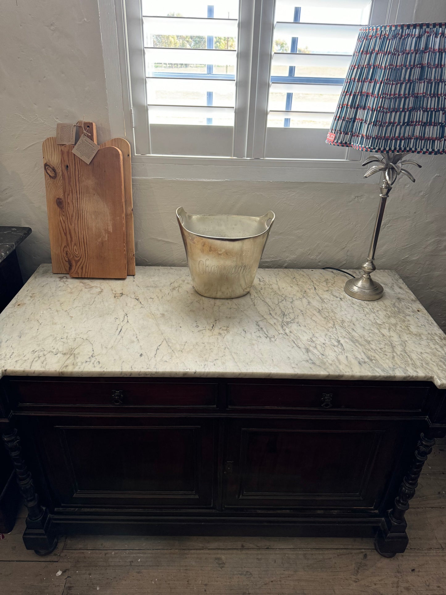 French marble topped buffet