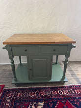 Load image into Gallery viewer, Kitchen Island bench on castors