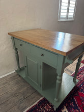 Load image into Gallery viewer, Kitchen Island bench on castors