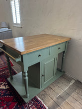 Load image into Gallery viewer, Kitchen Island bench on castors
