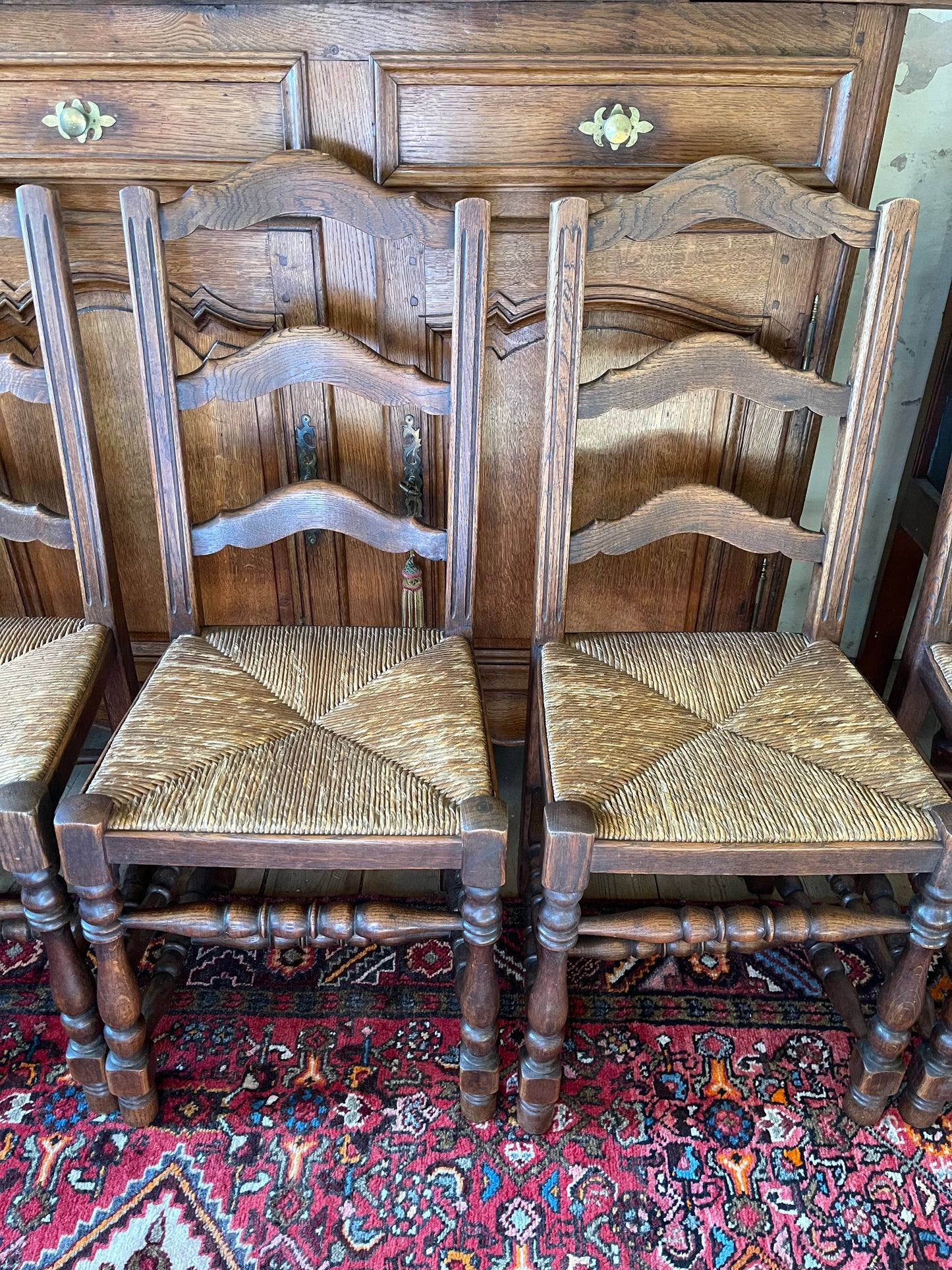 Set of 6 Ladderback chairs