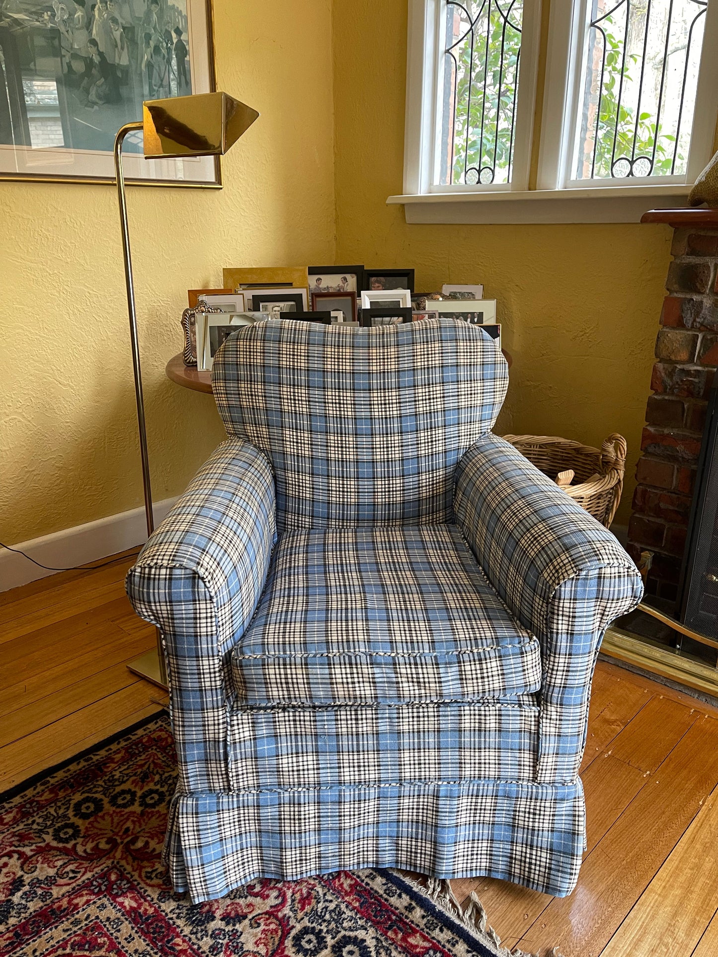 Vintage tartan chair