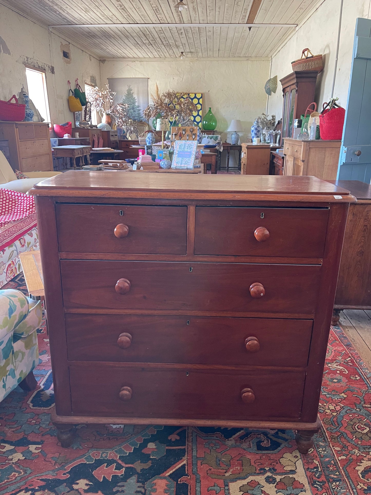 Australian cedar chest of drawers