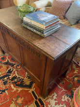 Load image into Gallery viewer, 18th Century English oak coffer