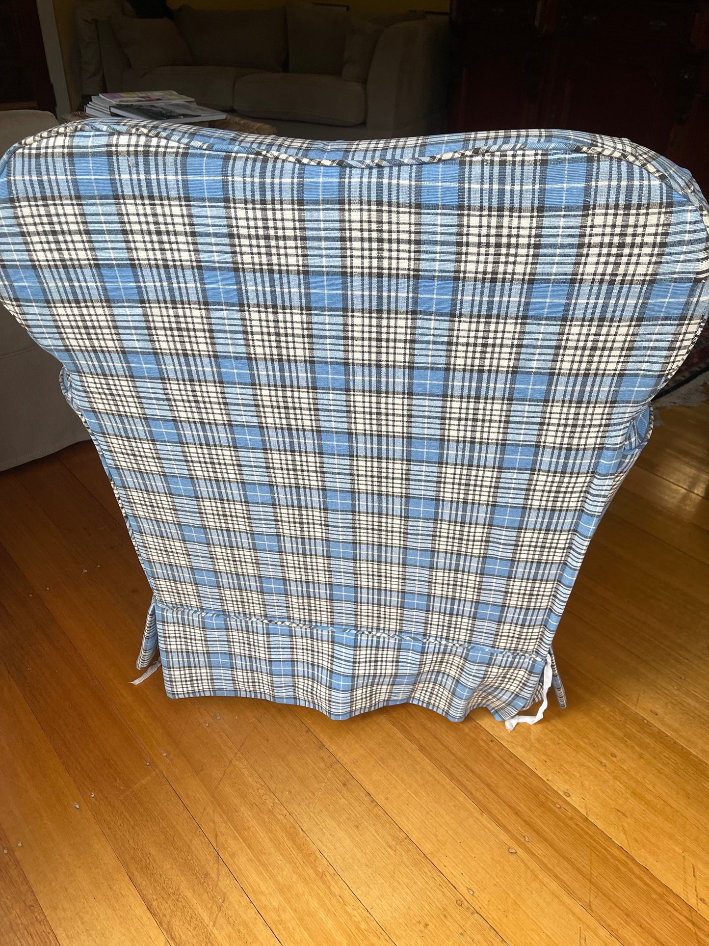 Vintage tartan chair