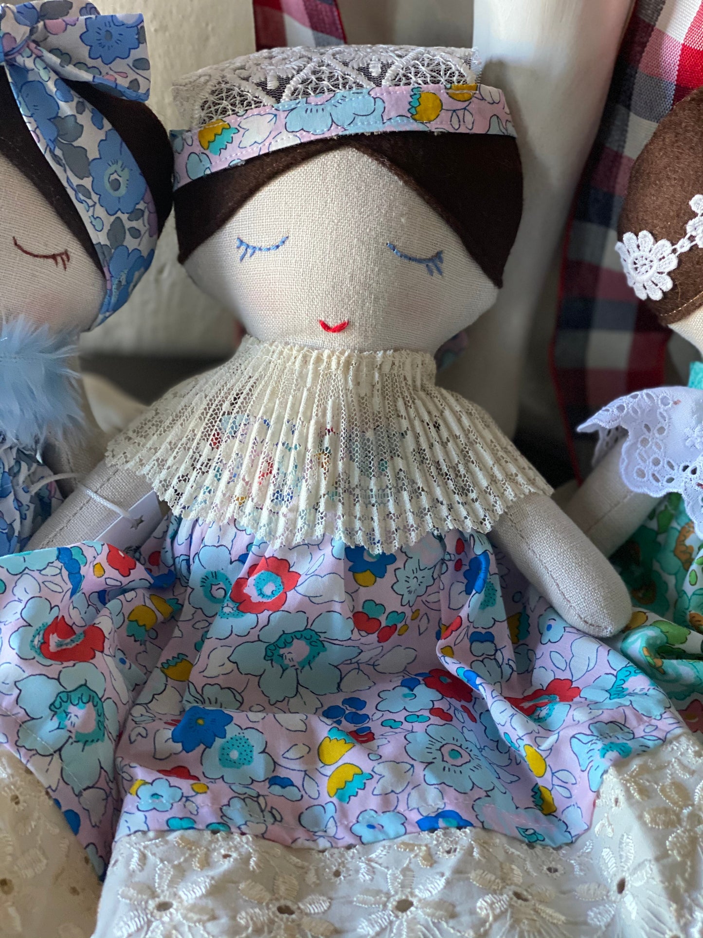 Handmade dolls liberty dresses 🌸