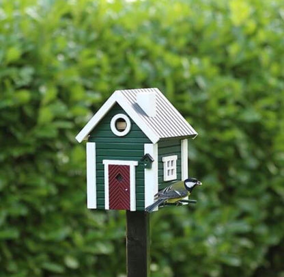 Bird nesting/ feeding box GREEN
