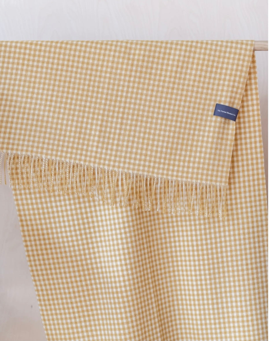 Tartan blanket co over sized lambswool scarf