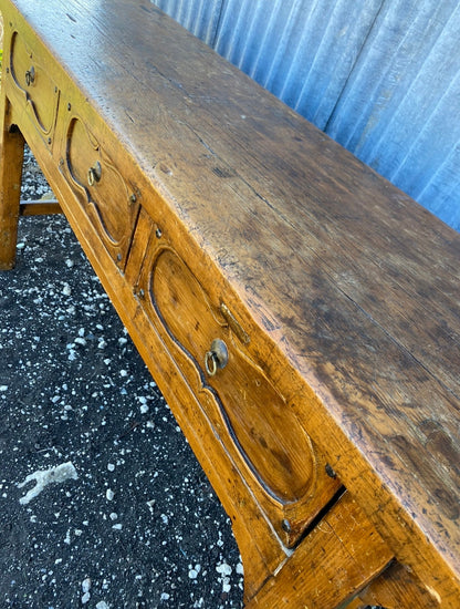 Antique hall table