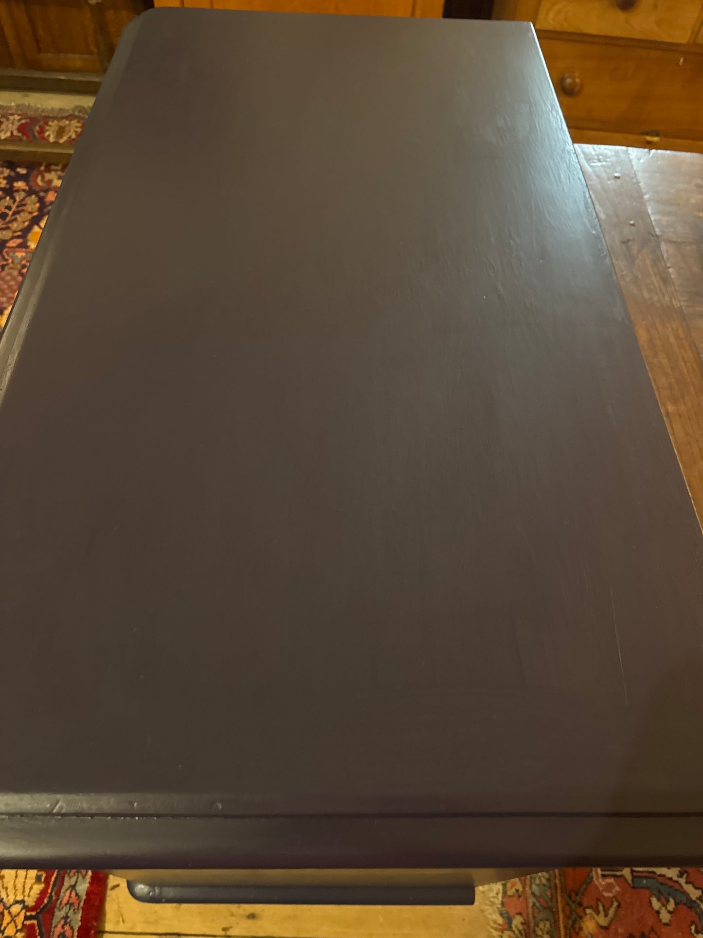 Victorian chest of drawers painted navy