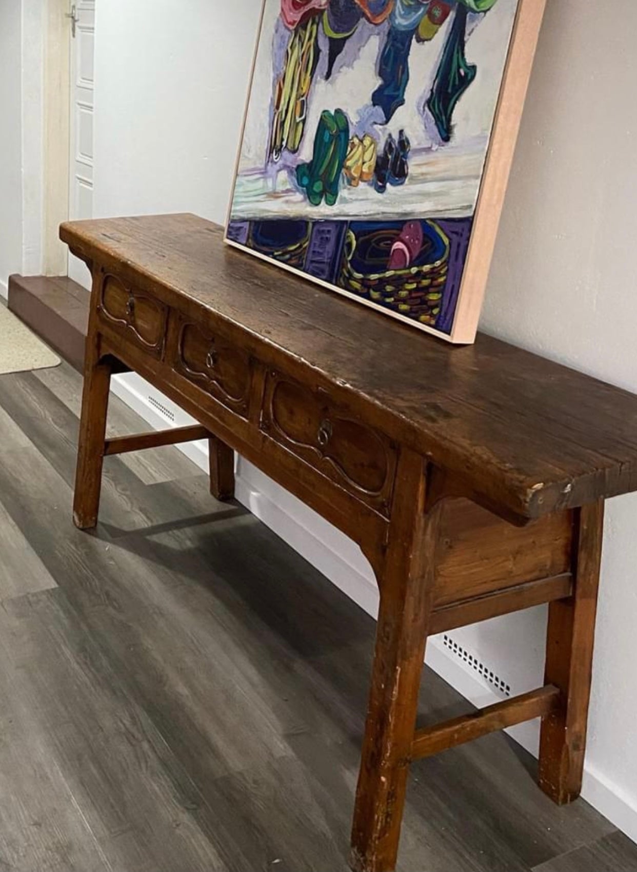 Antique hall table