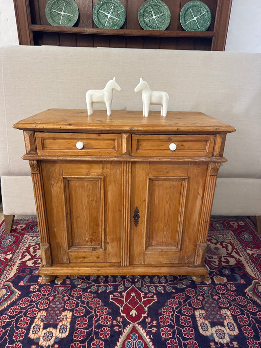 Irish pine dresser/cabinet