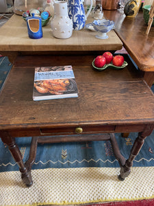 Antique French oak side table