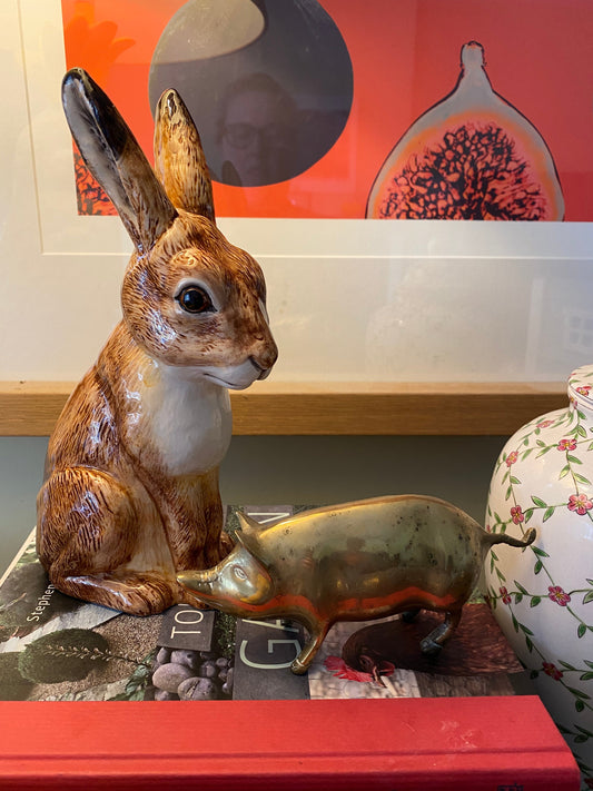 Ceramic porcelain Hare money box