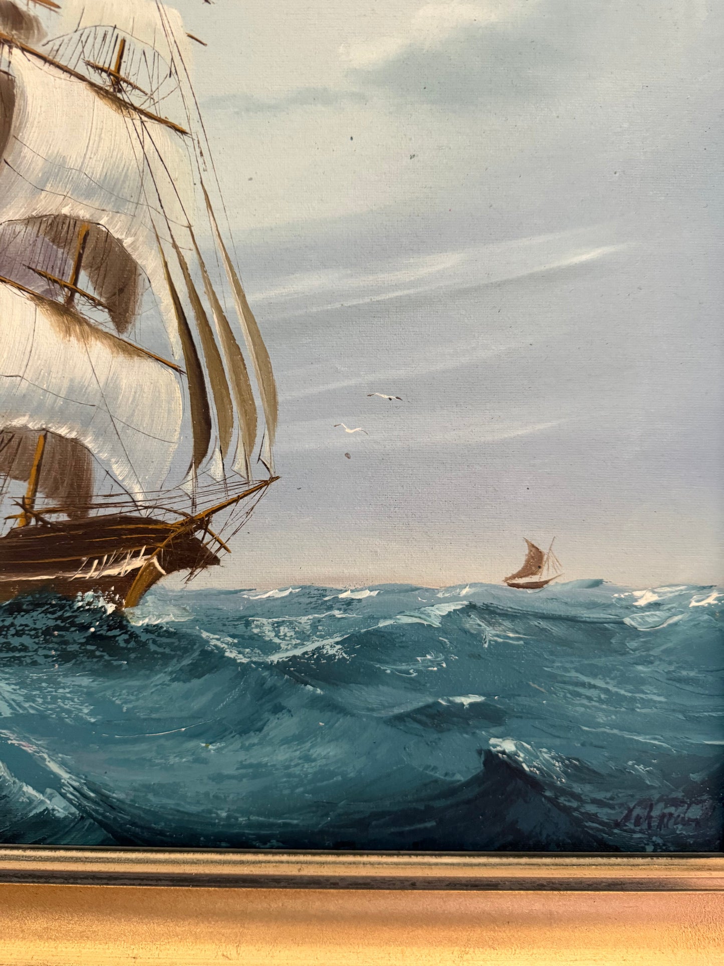 Painting of a ship