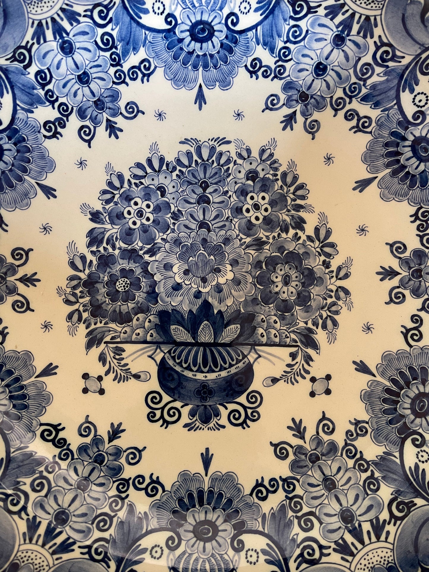 Antique Delftware plate blue & white
